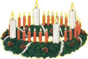 Der Adventskranz aus dem Rauhen Haus in Hamburg