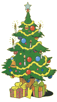 Ein bunter Weihnachtsbaum